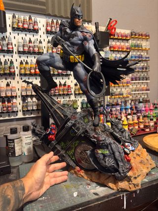 Estatua Batman - resina a mano ENORME