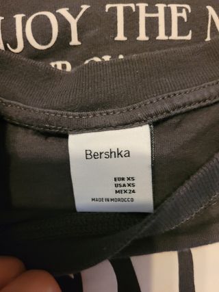 Maglietta Bershka Oversize Stampa