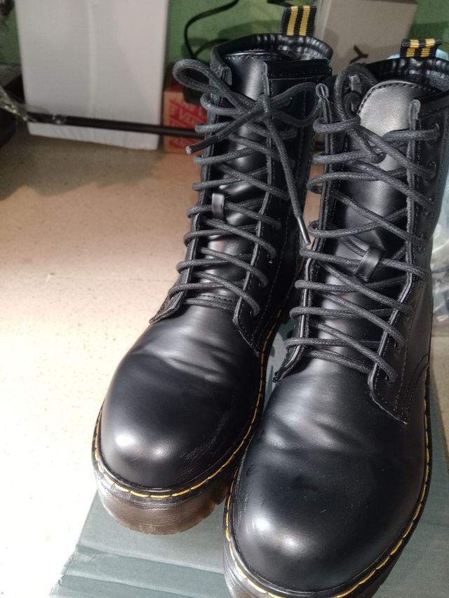 Botas militares negras talla 37