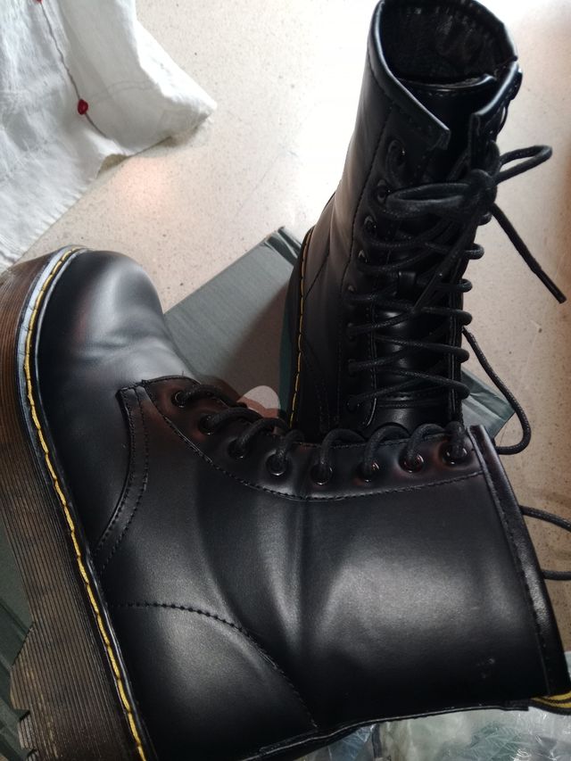 Botas militares negras talla 37