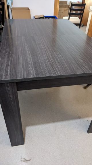 Mesa extensible negra - Comedor