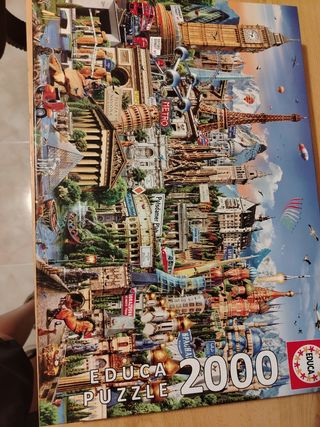 Puzzle Educca 2000 piezas Simbolos de Europa