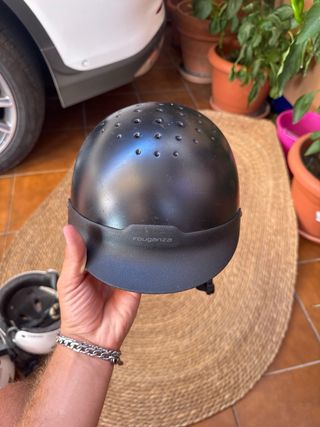 Casco equitación negro