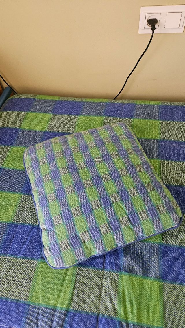 Edredón 90cm - Azul y Verde