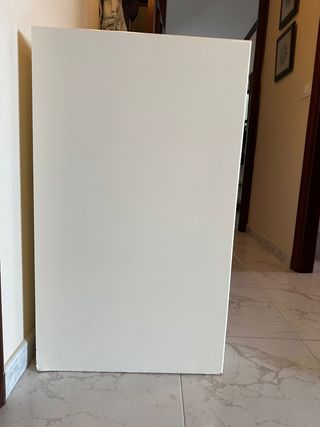 Mueble infantil blanco - 5 cajones y dos estantes 
