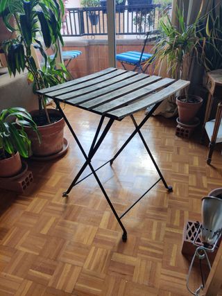 Mesa plegable balcón o terraza ikea TARNO