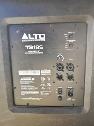 Alquiler Subwoofer Activo Alto TS18S