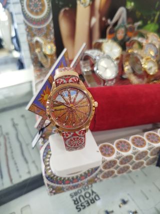 Orologio Mizzica donna - rosso e oro