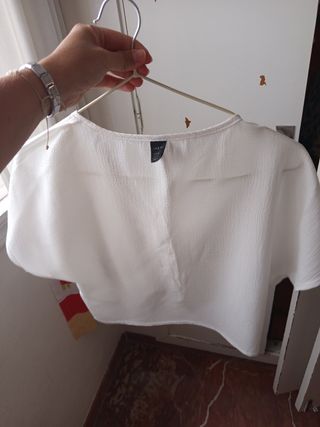 Blusa blanca Shein - Talla única