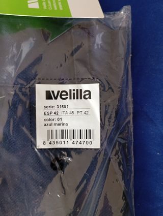 Pantalón Velilla Basic blanco talla 44