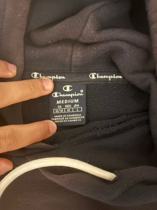 Sudadera Champion negra