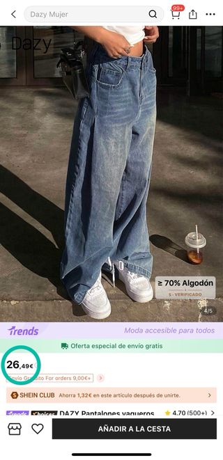 Pantalones vaqueros DAZY de SHEIN