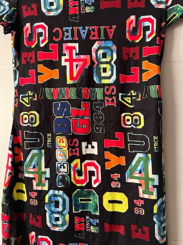 Vestido multicolor estampado