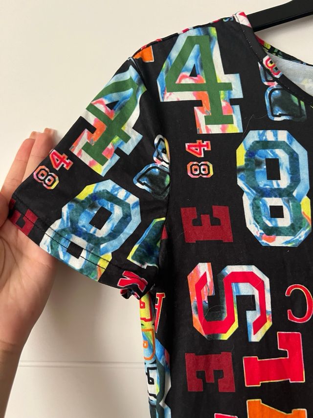 Vestido multicolor estampado