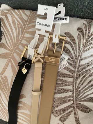 Cinturones Calvin Klein 45€ & Steve Madden 35€