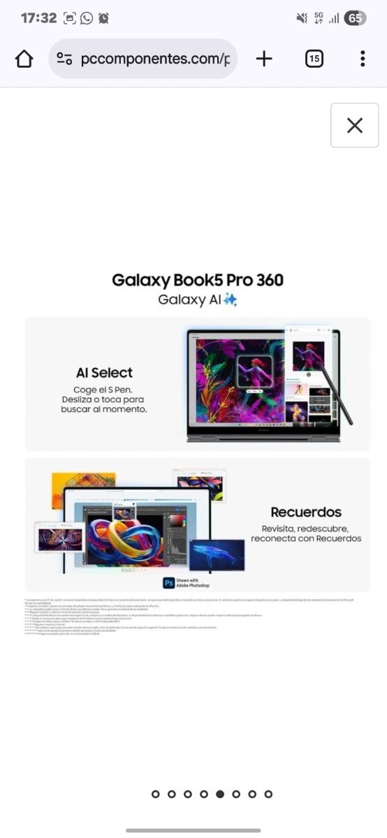 Samsung Galaxy Book5 Pro 360 i7 a estrenar!