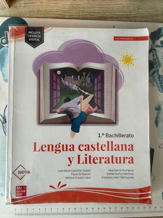 Lengua castellana y Literatura 1.º Bachillerato...