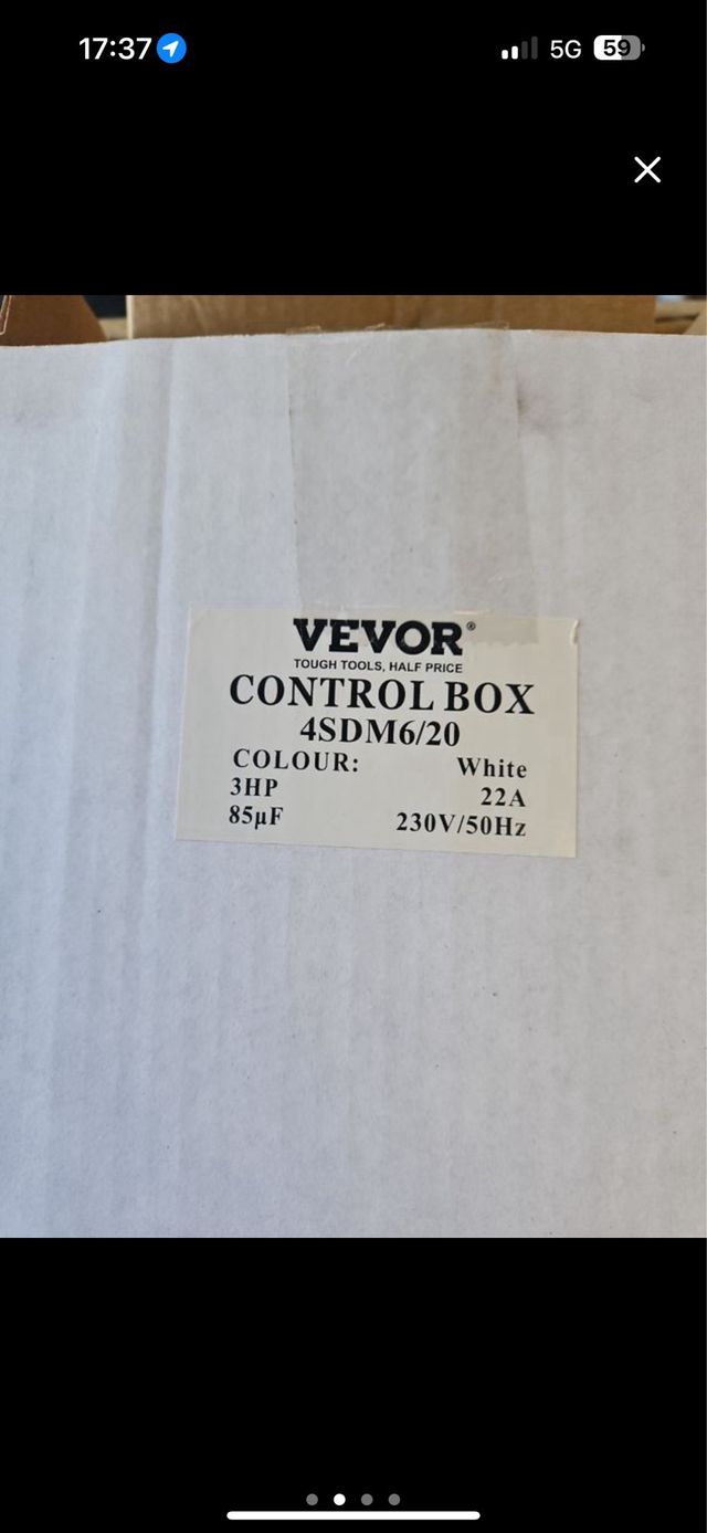 Caja control motor Vevor