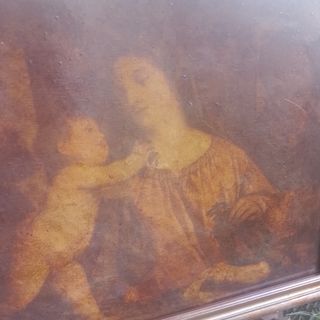 Dipinto antico Madonna col Bambino