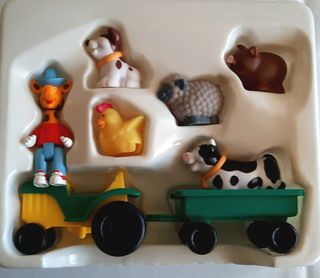 Granja animales: Tractor y figuras