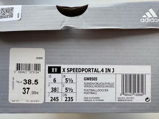 Scarpe da calcio indoor per bambini Adidas