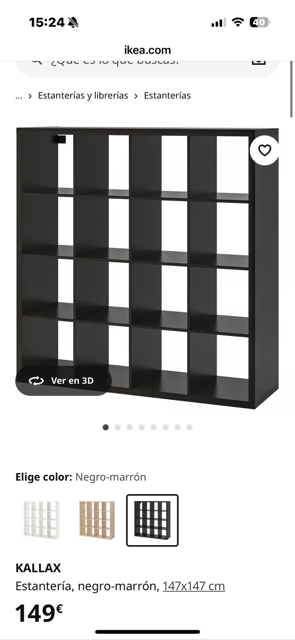 Estantería Kallax Ikea 147x147cm