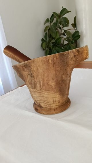 Mortero Madera de la ISLA DEL HIERRO