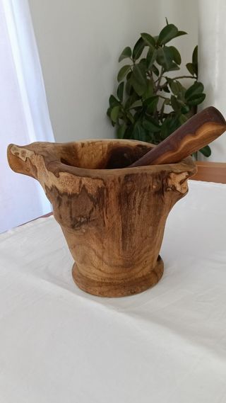 Mortero Madera de la ISLA DEL HIERRO