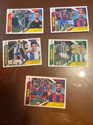 Cromos Liga 17-18: Oblak, Neymar, etc.