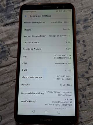 Huawei P10 Negro