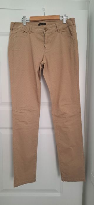 Pantalones Massimo Dutti beige