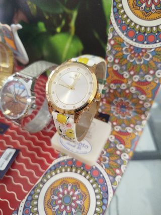 Orologio Mizzica donna - bianco e oro