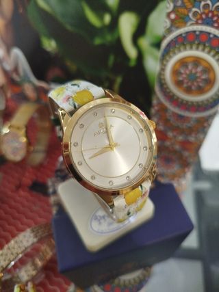 Orologio Mizzica donna - bianco e oro