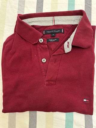 Polo Tommy Hilfiger M - Granate