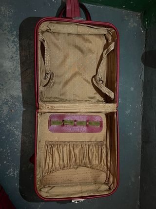 Maletas Sansón vintage rojas