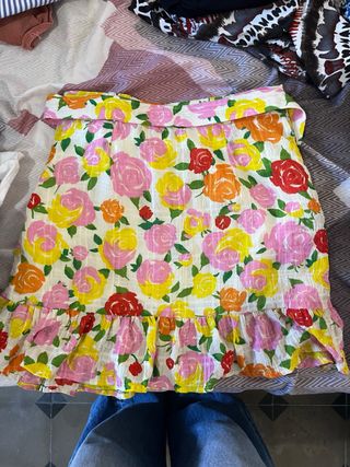 Falda Flores Vintage