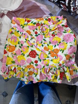 Falda Flores Vintage