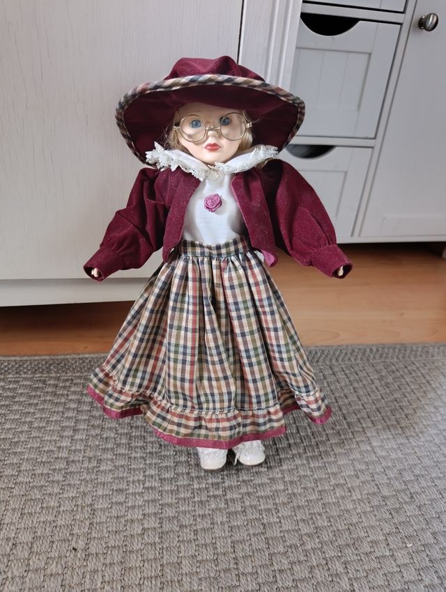 Muñeca porcelana vintage