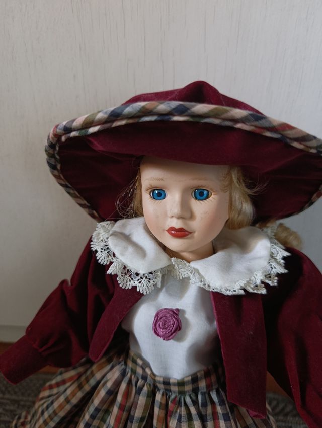 Muñeca porcelana vintage
