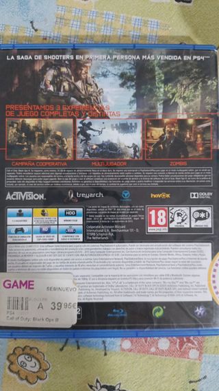 PS4 (PlayStation 4): Call of Duty Black Ops III & 