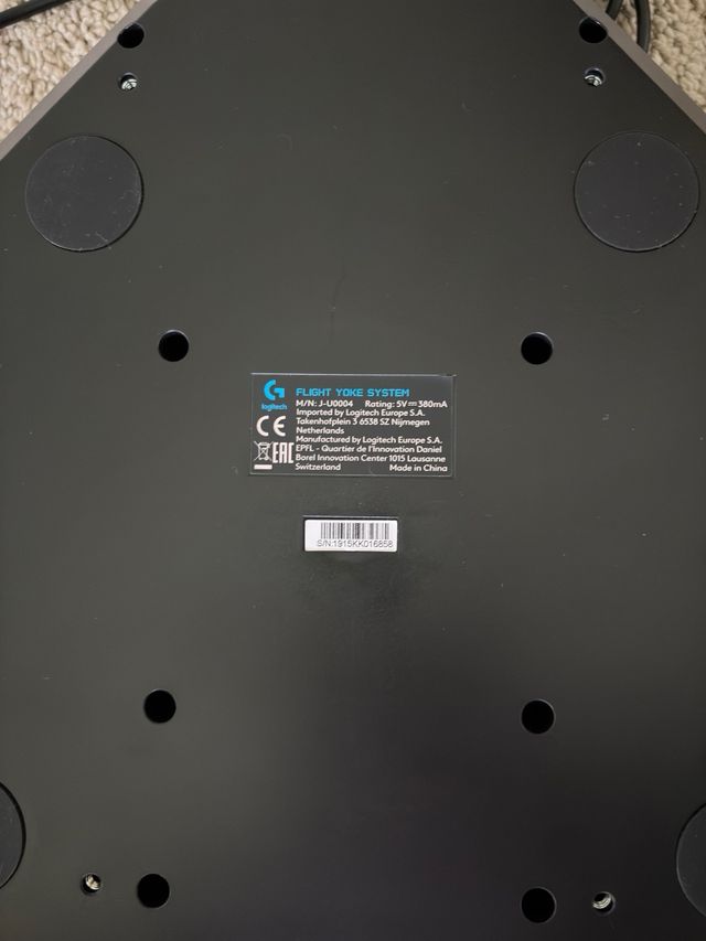 Sistema Logitech Flight Yoke