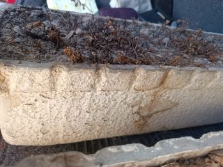 3 jardineras de piedra 50x20 cm y 60x20 cm