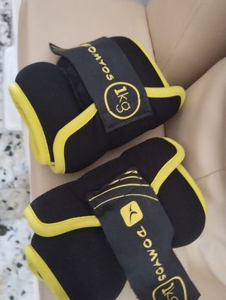 Pesas tobilleras 1kg Domyos