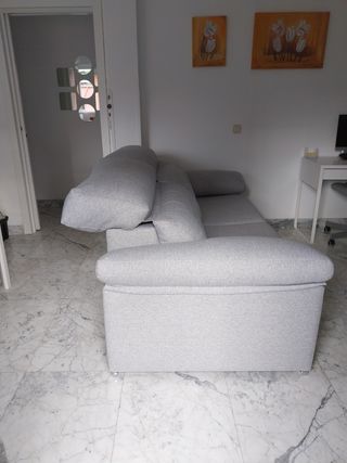 Sofá cama 2 plazas gris