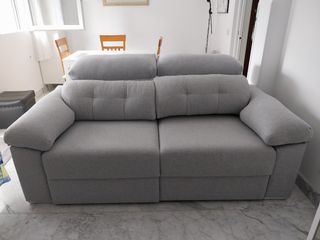 Sofá cama 2 plazas gris