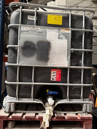 Tanque 1000L resina poliéster ortoaftalica