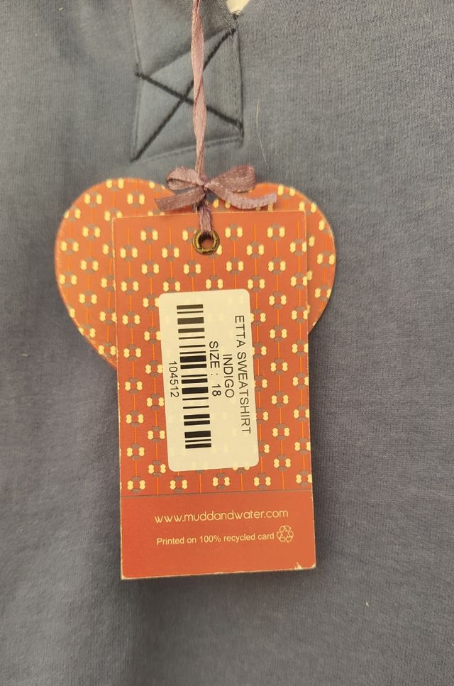 Sudadera Mudd & Water Unisex Índigo