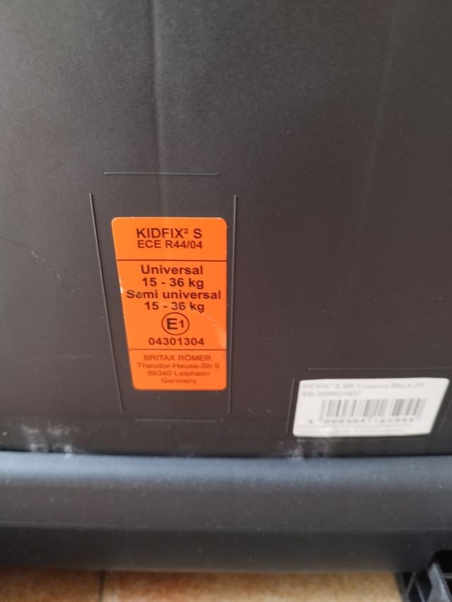 Silla coche Britax Römer