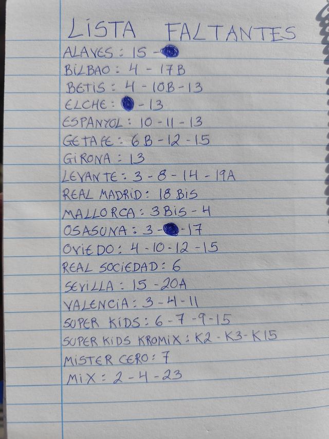 Cromos Liga 2025-26: ¡Cambio!