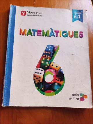 MATEMATIQUES 6 (6.1-)VALENCIA (AULA ACTIVA